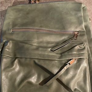 Green backpack